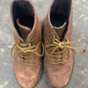 Brown Dr. Martens Boots
